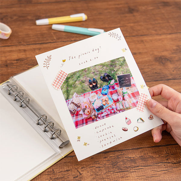 ナカバヤシ A-SCY-120-B デコルーレ スクラップカードアルバム サボンブルー