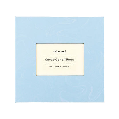 ナカバヤシ A-SCY-120-B デコルーレ スクラップカードアルバム サボンブルー