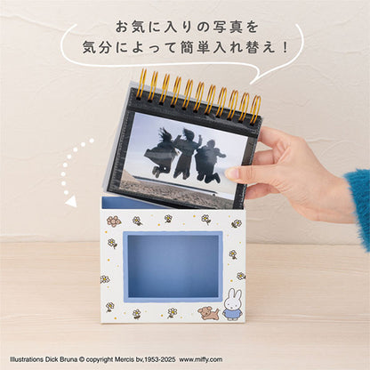 ナカバヤシ A-FTPC-208-1 フォトランク フレームケースアルバム L判 60枚収納 ブルーナ イエロー