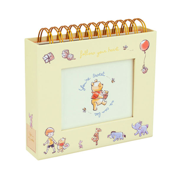 ナカバヤシ A-FTPC-211-2 フォトランク フレームケースアルバム L判 60枚収納 くまのプーさん