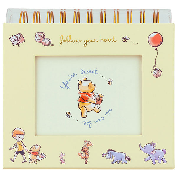 ナカバヤシ A-FTPC-211-2 フォトランク フレームケースアルバム L判 60枚収納 くまのプーさん