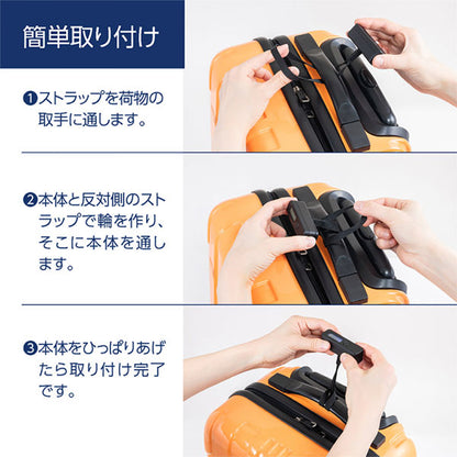ナカバヤシ MBL-08BK 超小型ラゲッジスケール ブラック