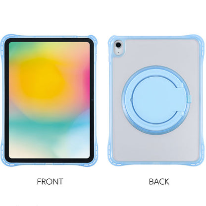 ナカバヤシ TBC-IP2502LBL iPad用リングスタンド付き衝撃吸収ケース ライトブルー