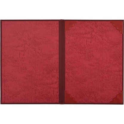 ナカバヤシ FSH-A4R 証書ファイル クロス A4 赤