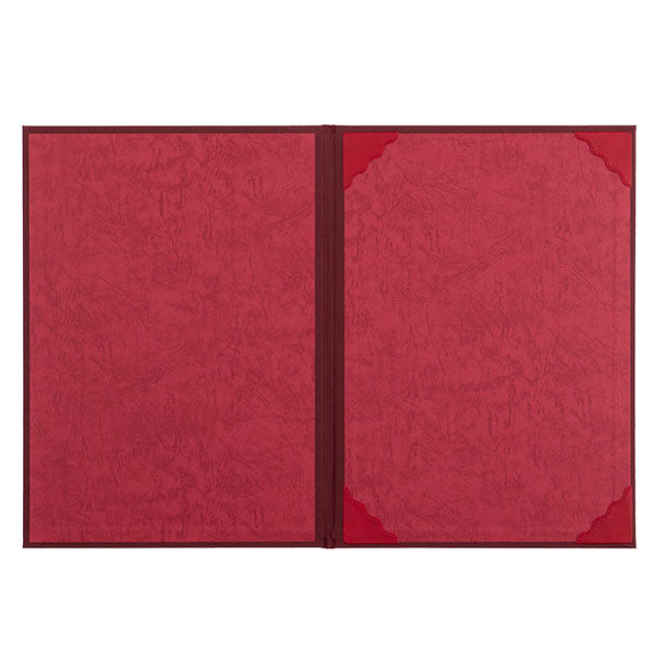 ナカバヤシ FSH-A4R 証書ファイル クロス A4 赤