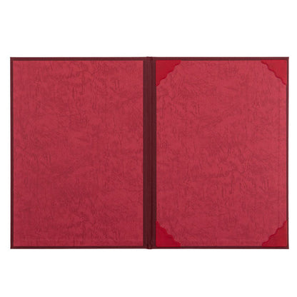 ナカバヤシ FSH-A4R 証書ファイル クロス A4 赤