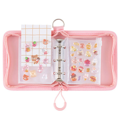 ナカバヤシ MIL-SB-MN-P ミルプット シールバインダー mini イチゴミルク