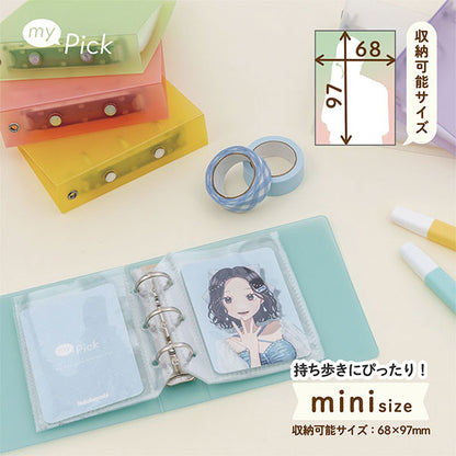 ナカバヤシ MP-CBM7070Y my Pick　マイピック　トレカバインダー mini イエロー