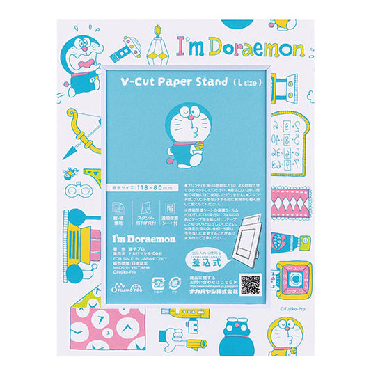 ナカバヤシ VPS-L-101-DRW Vカットペーパースタンド I'mドラえもん ホワイト