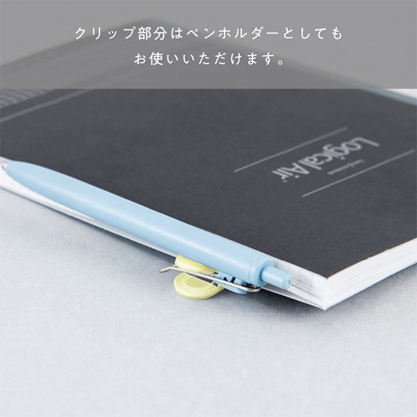 ナカバヤシ DSB-PTP-CY パタップ シリコンブックマーカー クリアイエロー