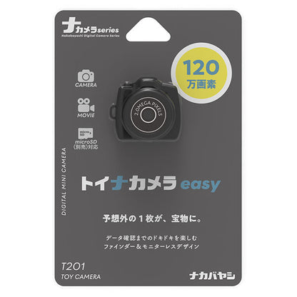 ナカバヤシ CAM-T201BK トイナカメラ easy ブラック