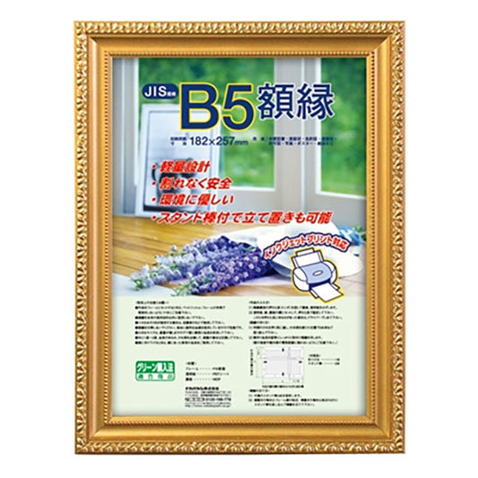 ナカバヤシ フ-KWP-31 樹脂製賞状額 B5 金ケシ