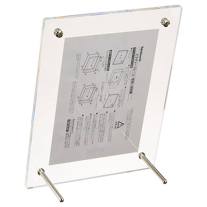 ナカバヤシ フ-ACS-2L アクリル製ピクチャーフレーム スタンドタイプ 2Lサイズ
