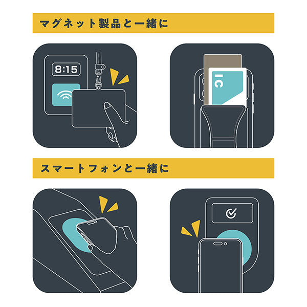 ナカバヤシ MGT-JIK-01 Mag＋o(マグト) ICカード用磁気エラー防止シート