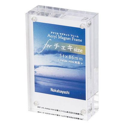 ナカバヤシ フ-ACM-CK アクリルマグネットフレーム チェキ