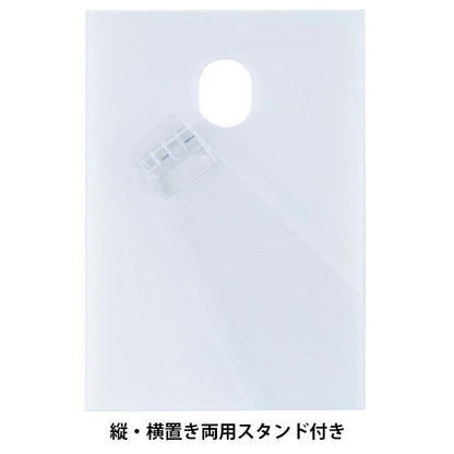 ナカバヤシ F-AC-102-W アクリル製フォトフレーム スライド式 KG/はがきサイズ ホワイト