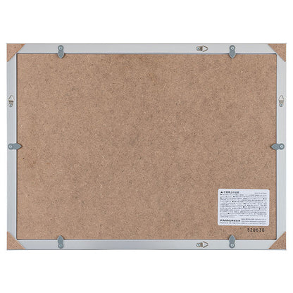 ナカバヤシ F-GP-103-SV 画用紙フレーム 樹脂製 八ツ切 シルバー