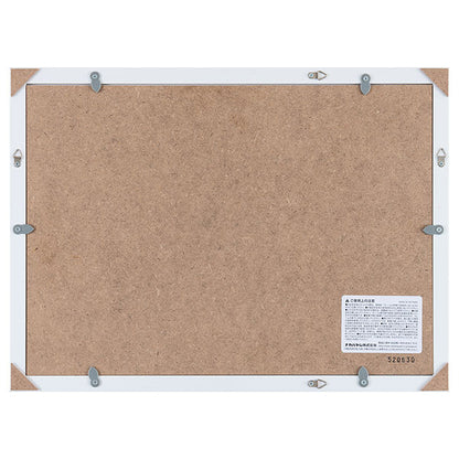 ナカバヤシ F-GP-103-W 画用紙フレーム 樹脂製 八ツ切 ホワイト