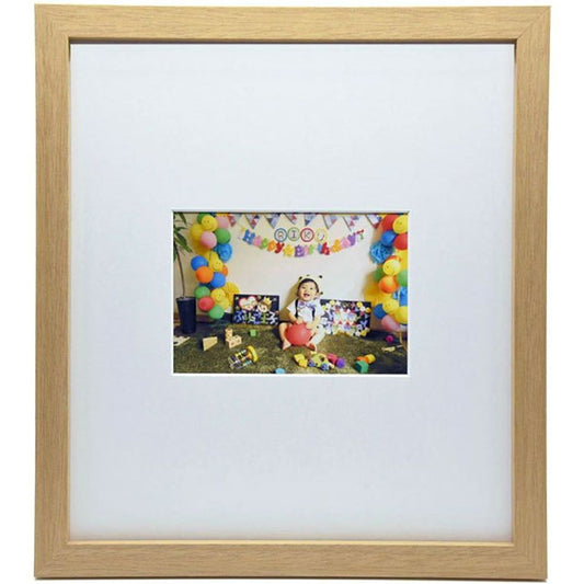 キング SKS-242 写真も飾れる色紙額 ナチュラル