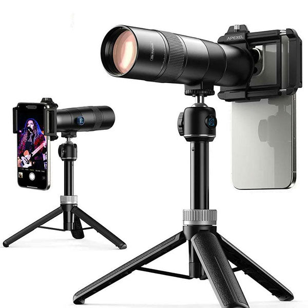APEXEL APL-T30X スマホ用望遠レンズ 三脚付き