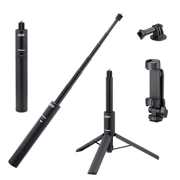 ベルボン CMMSD360M2BK コールマン マルチスタンド360II スマートフォン・アクションカメラアダプター付 ブラック