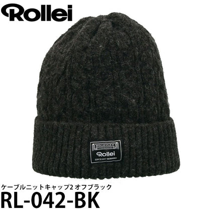 ローライ RL-042-BK ケーブルニットキャップ2 ブラック