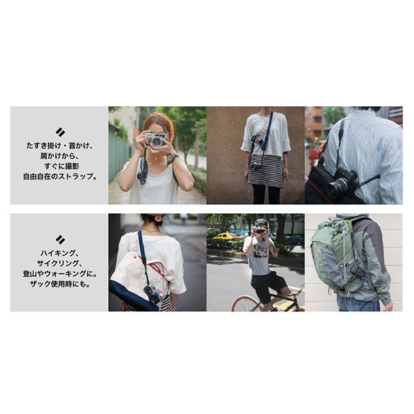 ダイアグナル ニンジャストラップ25mm ネイビー