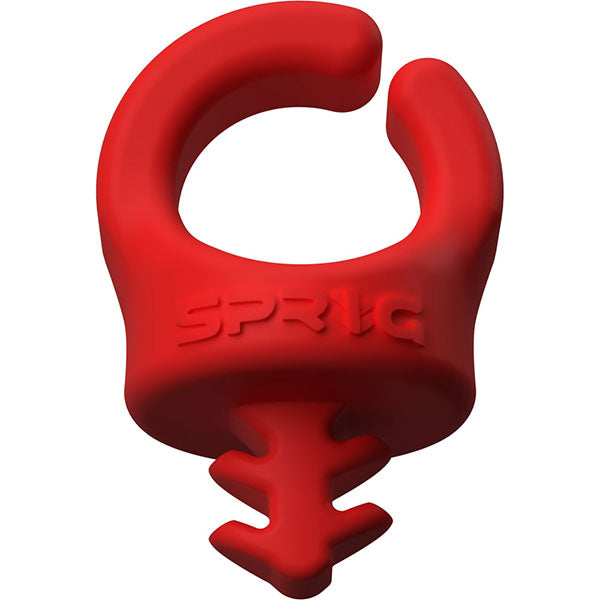 スプリッグ Sprig S3PK-1420-R ケーブルホルダー 1/4インチネジ穴用 3個入 レッド