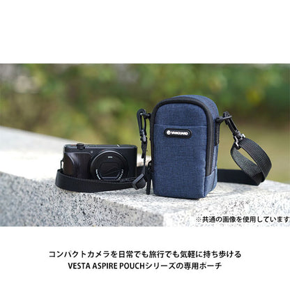バンガード VANGUARD VESTA ASPIRE CP M GY コンパクトカメラ用ポーチ Mサイズ グレー ※欠品：8月下旬以降の発送