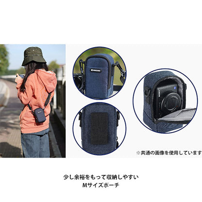 バンガード VANGUARD VESTA ASPIRE CP M GY コンパクトカメラ用ポーチ Mサイズ グレー ※欠品：8月下旬以降の発送