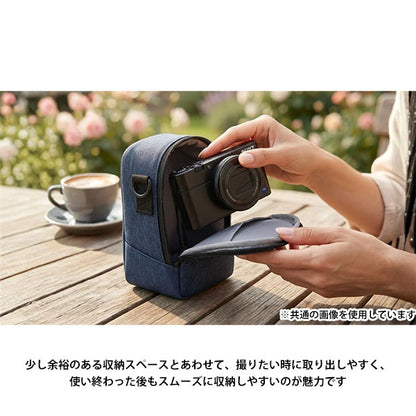 バンガード VANGUARD VESTA ASPIRE CP M NV コンパクトカメラ用ポーチ Mサイズ ネイビー