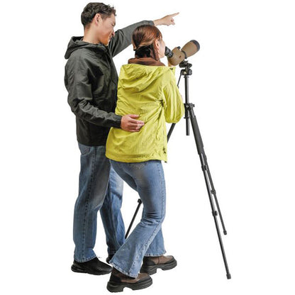 ビクセン Vixen フィールドスコープ ジオマIII ED65 ZOOM 三脚セット ブラウン