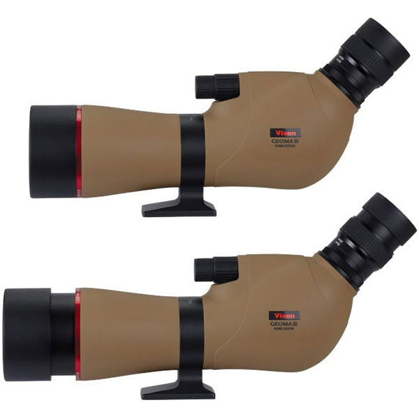 ビクセン Vixen フィールドスコープ ジオマIII ED65 ZOOM 三脚セット ブラウン