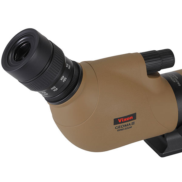 ビクセン Vixen フィールドスコープ ジオマIII ED65 ZOOM 三脚セット ブラウン