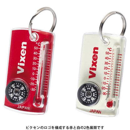 ビクセン オイル式コンパス ジッパーコンパス レッド
