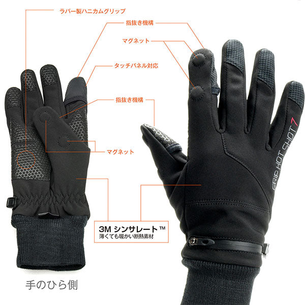 《10月18日発売予定》 ケンコー・トキナー GHS-N07-M カメラマングローブ New Grip Hot Shot7 Mサイズ 【予約】