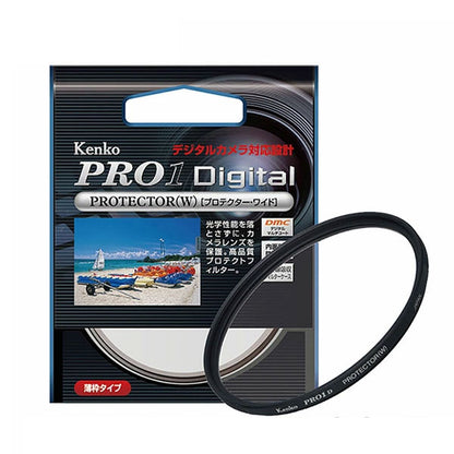 ケンコー・トキナー 52S PRO1D プロテクター（W） ブラック枠 52mm径 レンズガード