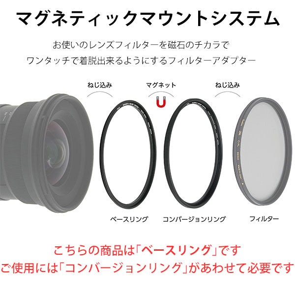 ケンコー・トキナー マグネティックマウントシステム ベースリング 67mm