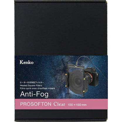 ケンコー・トキナー Kenkoヒーター付き角型フィルター100×150mmAnti-Fogプロソフトンクリア