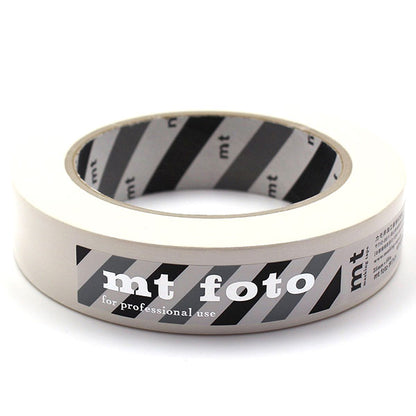 銀一 mt foto MTFOTO04 スタジオ用マスキングテープ ホワイト25mm x 50m