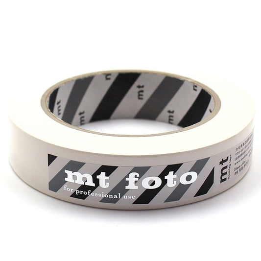 銀一 mt foto MTFOTO04 スタジオ用マスキングテープ ホワイト25mm x 50m