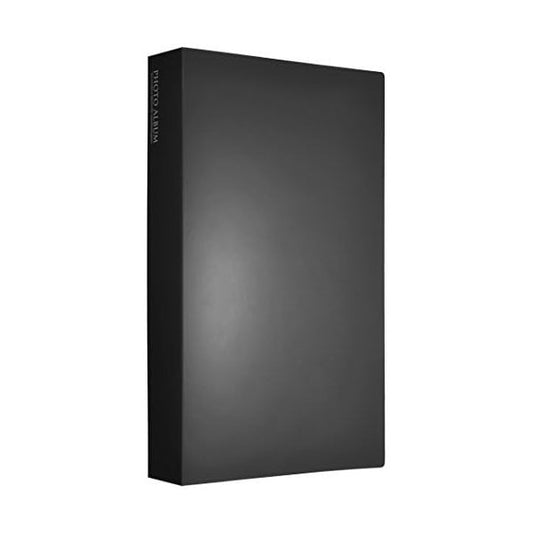 セキセイ KP-300-60 フォトアルバム 高透明 Lサイズ 300枚収納 ブラック