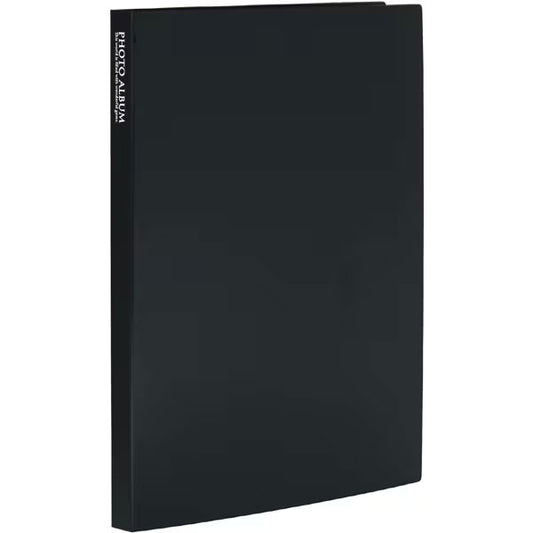 セキセイ KP-80G-60 フォトアルバム 高透明 2Lサイズ80枚収納 ブラック