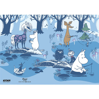 セキセイ MUMN-7382 MOOMIN×finn’ リバーシブルアルバム パックン 高透明 Lサイズ 40枚 さかな釣り