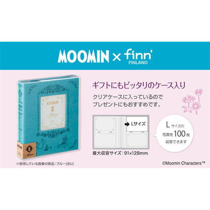 セキセイ MUMN-7355-21 ムーミン×finn’フレームアルバム Lサイズ 100枚 ピンク