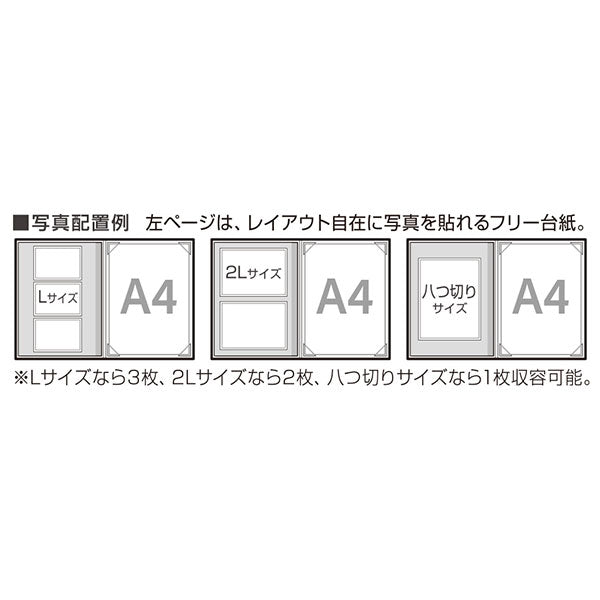 セキセイ SH-2220-60 証書ホルダー フリー台紙付 A4サイズ対応 ブラック