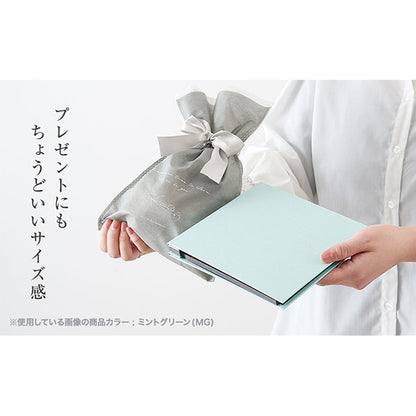 セキセイ XP-4708-25 レミニッセンス フリーアルバム 〈ドット糊黒台紙〉 スモーキーピンク