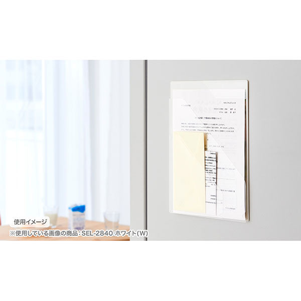 セキセイ SEL-2840-70 SEPAL マグポッケ マグネット付ポケットファイル A4サイズ シングルタイプ ホワイト
