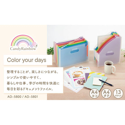 セキセイ AD-5801 アドワン キャンディレインボードキュメントスタンド A4タテ