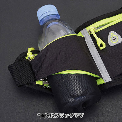 エツミ VV-82626 ランニングウエストポーチプラス パープル
